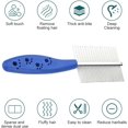 thumbnail image 4 of Peigne pour Chat, Peigne pour Chien, Peigne pour Animaux de Compagnie en Acier Inoxydable, Peigne de Toilettage pour Animaux de Compagnie, Peigne Rond pour Chien, 4 of 5