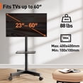 thumbnail image 2 of Soporte móvil Perlegear para TV de 23 a 60" hasta 18 kg (Colombia), 2 of 7