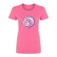 thumbnail image 1 of Purple Unicorn In Fantasy Style Shaped T-Shirt Women -Image by Shutterstock, Female Small, 1 of 2