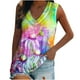 thumbnail image 1 of Camiseta sin mangas con cuello en V y estampado informal para mujer a la moda Fridja qr5085, 1 of 5