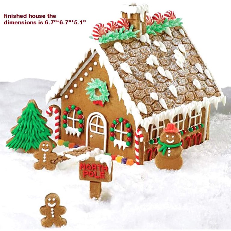 10 Piece Set Christmas Gingerbread Cookie Straw Toppers – The