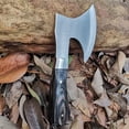 thumbnail image 5 of Colorful Wooden Handle Multi-purpose Outdoor Axe with Axe Cover Fire Axe Protection Axe Camping Jungle Cutting Survival Hatchets, 5 of 5