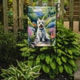 thumbnail image 2 of Westie Spring Path Garden Flag 11.25 in x 15.5 in, 2 of 5