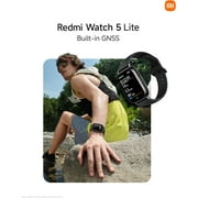 Redmi Watch 5 Lite Smartwatch - 1.96 AMOLED, 18-Day Battery, 5ATM Waterproof, Alexa, Bluetooth Calling, Black