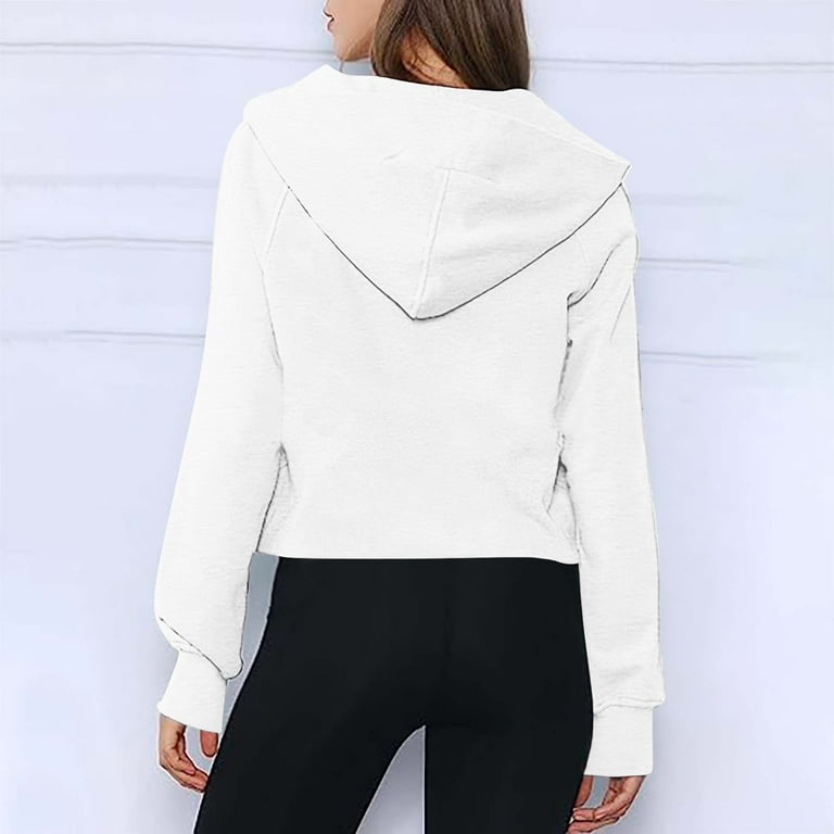 TOWED22 Womens Oversized Half Zip Sweatshirt Hoodie Quarter