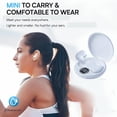 thumbnail image 4 of Generic Invisible Wireless Bluetooth Headphones HiFi Sound Wireless Stereo Sound Comfortable Noise Canceling Shallow in-Ear Sleeping Headphones, White, 4 of 7