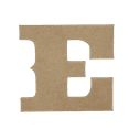 thumbnail image 1 of Wooden Letter Unfinished, Saddlebag Font, Craft Cutout, 1 of 3