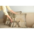 thumbnail image 3 of Ambesonne Vintage Throw Pillow Cover 2 Pack, Wooden Wheel Compass, 20", Beige, 3 of 6