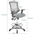 thumbnail image 2 of Modway Calibrate Mesh Drafting Chair, 2 of 7