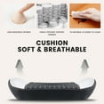thumbnail image 5 of Kumix Gaming Chair with Footrest, High Back Gaming Chairs PVC Leather Ergonomic Office Gamer Chair Headrest Lumbar Support Racing Style Video Gaming Chair (Black White), 5 of 7