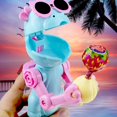 thumbnail image 2 of EIMELI Mignon en Forme d'Animal Drôle Support de Robot Sucette Jouet Parachute Figurines Étui de Rangement pour Sucettes pour Garçons Filles Jouets 21 cm [Bleu], 2 of 9