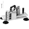 thumbnail image 4 of VEVOR Commercial Tomato Slicer, 3/16 inch Tomato Cutter Slicer, Stainless Steel Heavy Duty Tomato Slicer Machine, Manual Tomato Slicer with Non-slip Feet, for Cutting Tomatoes, Cucumbers, Bananas, 4 of 9
