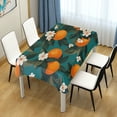 thumbnail image 4 of Yayeee Tablecloths 54" x 54" Rectangle Wrinkle Resistant Party Table Cover, Orange Leaves, 4 of 8