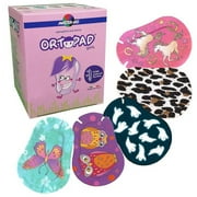 Ortopad Bamboo Eye Patches for Girls, 50/Box, Ghosts (Glow-in-the-dark) /Owls Pack