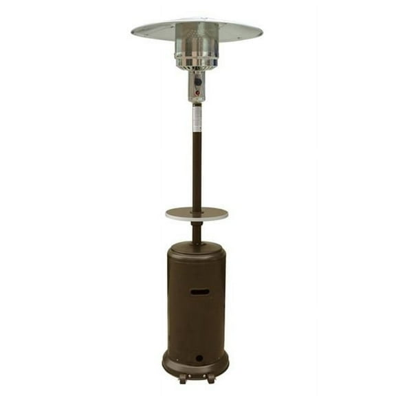 AZ Patio Heaters HLDS01-CG Outdoor Patio Heater with Table, Hammered Bronze