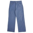 thumbnail image 6 of Deago Women's Wide Leg Jeans Casual High Waisted Stretchy Button Straight Leg Jeans Baggy Loose Denim Pants with Pockets (Light Blue, S), 6 of 9