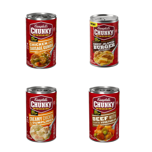 Campbell’s Chunky 8-Soup Ultimate Comfort Pack – Bold Flavors & Hearty Meals