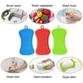 thumbnail image 5 of Multipurpose Silicone Sponge, Health Silicone Sponge For Unmatched Hygiene, Easy Cleaning Non-Stick Dishwashing Sponge Set, Flexible Durable 3 Pack, 5 of 5