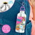 thumbnail image 4 of Just My Style Your Decor Color Your Own Water Bottle By Horizon Group Usa, DIY Bottle Coloring Craft Kit, BPA Free Aluminum 18.9fl oz Drinking Water Bottle, Decorate Using Colorful Markers &, 4 of 5