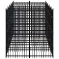 thumbnail image 2 of vidaXL Outdoor Dog Kennel Steel 9.22 m², 2 of 5