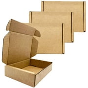 6 x 4 x 2.55 Inches Small Corrugated Mailer Boxes Cardboard Storage Box for Mailing Shipping Packing 20 Pack