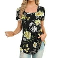 thumbnail image 3 of Pompotops T-Shirt Décontracté à Manches Courtes Imprimé Mode pour Femmes, 3 of 6