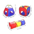 thumbnail image 3 of Tente de Jeu 4 en 1 pour Enfants, Piscine à Balles, Tunnels avec Sac de Rangement, 3 of 5