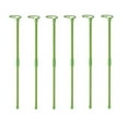 thumbnail image 2 of Varilla De Soporte 6 estacas de soporte para jardín de 50 cm,de fibra de vidrio,para plantas,ideales para tomates,rosas,vides,hortalizas y flores (verdes). Rkxzt, 2 of 3