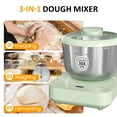 thumbnail image 3 of RoyalCraft Electric Dough Maker with Weighing Function,5.2QT Dough Mixer with Ferment Function,Household Dough Maker Kitchen Flour Kneading Machine with Stainless Steel Bowl,Face-up Touch Panel, 3 of 7