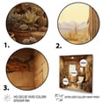 thumbnail image 3 of Designart "Toilet in the Desert Oasis" Bath & Laundry Floater Framed Canvas Print, 3 of 7