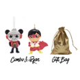 thumbnail image 1 of Ryans World 3 Inch Christmas Tree Ornament & Gift Bag (Ryan & Combo Panda), 1 of 3
