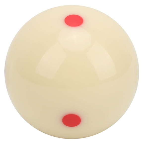 Balle de Queue avec Points, Balle d'Entraînement Standard en Résine de 57,2 mm pour Piscine, Balle de Queue à Pois, Accessoire de Billard pour l'Entraînement et la Compétition