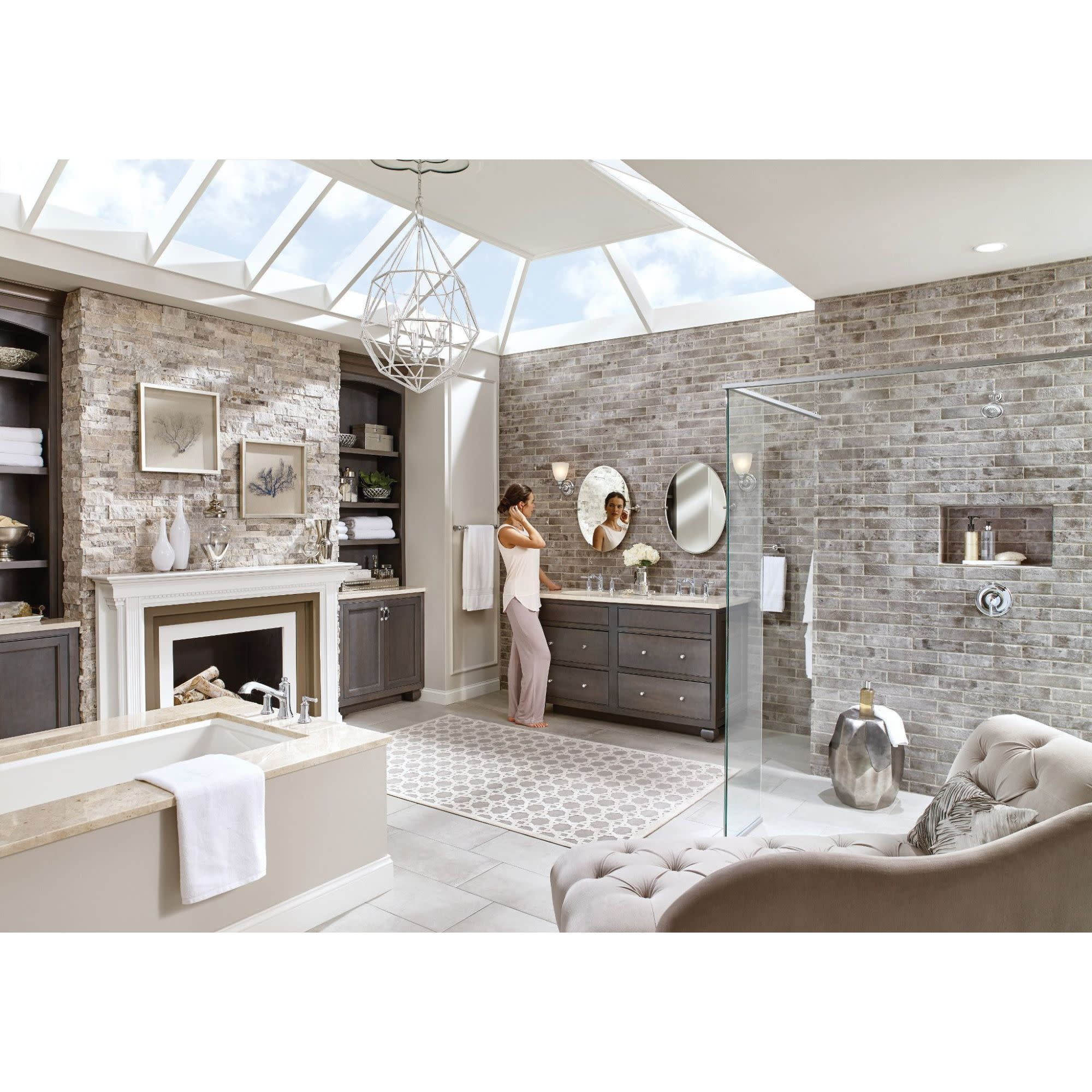 Moen TV6805 Dartmoor 1.2 GPM Widespread Bathroom Faucet - Chrome