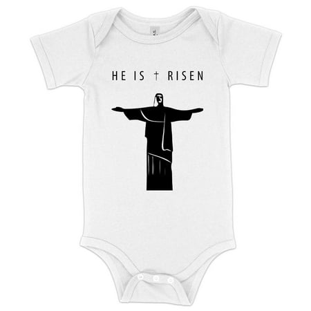

Baby Jersey He Is Risen Onesie - Christain Onesies