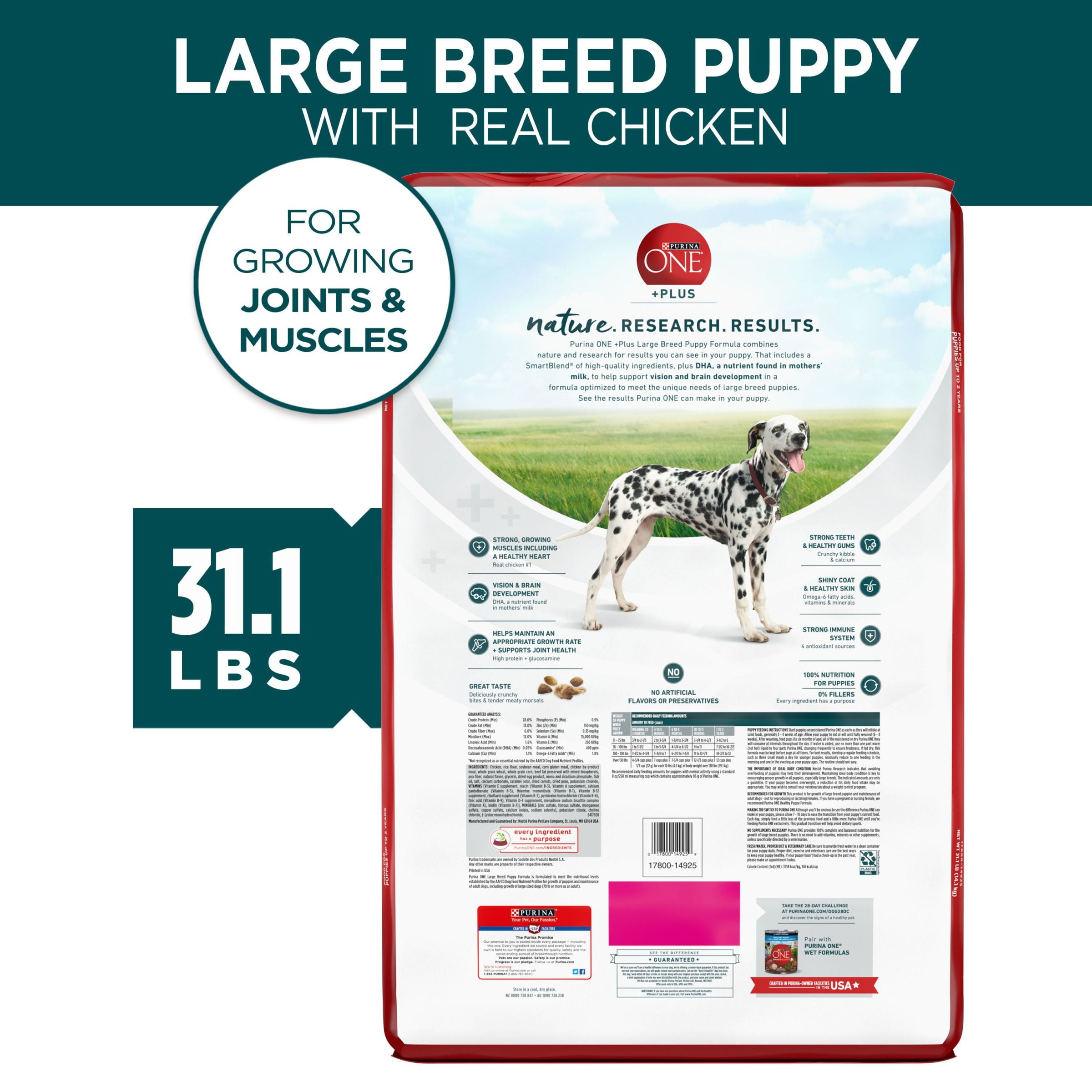 Purina 1 large breed puppy cheap food