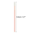 thumbnail image 2 of Unique Bargains 50 Pcs Disposable Solid Rod Lip Brush for Vacation Light Pink Plastic Flocking, 2 of 5