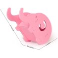 thumbnail image 3 of Desk Supplies Organiser, Mokani Cute Elephant Pencil Holder Multifunctional Office Accessories Desk Decoration, Pink, 3 of 6