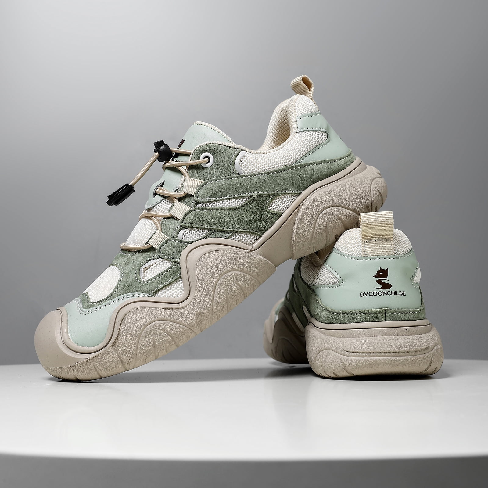 ZELAND Men's & Women's Big Size Genuine Leather Casual Outdoor Hiking Shoes - Breathable, Anti-Slip, Low Top Athletic Sneakers for All Seasons