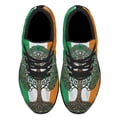 thumbnail image 2 of Celtic Tree of Life Irish St Patrick's Day Shoes Sneakers Black Size 5, 2 of 7