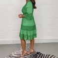 thumbnail image 5 of asddcavvf Robes pour Femmes Robe en Dentelle Taille Haute Confortable Décontractée Col en V, 5 of 5