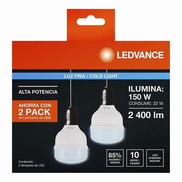 Pack de Focos Led Ledvance Alta Potencia 22W LF