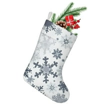 Christmas Stockings,Blue Christmas Snowflake Pattern Stockings Christmas,14.8'' Xmas Stockings,Christmas Party Favors,Christmas Party Decorations,Christmas Stockings Personalized