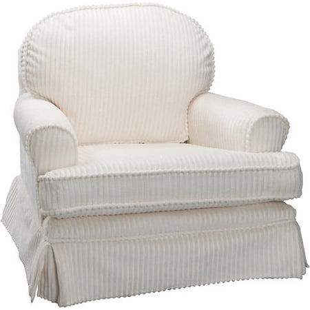 Newco - Rounded-Back Chenille Glider, Ivory
