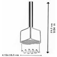 thumbnail image 2 of Stainless Steel Potato Masher, Professional Dual-Press Potato Masher Heavy Duty Potato Ricers for Potatoes,Vegetables and Fruits, 2 of 7