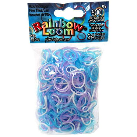 Rainbow Loom Glow Series Fire Flies Glow Rubber Bands Refill Pack [600