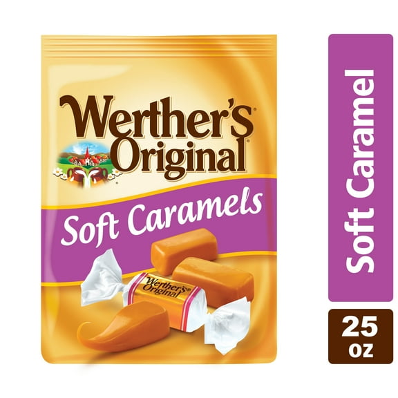 Werther's Original Soft Caramel Candy, 25 oz-Pack of 2