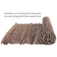 thumbnail image 3 of Backyard X-Scapes Natural Willow Rolled Panel Fence Decorative Fencing Natural 6' H L x 8' L, 3 of 9