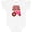 AA-White, variant on Inktastic Pink Tractor Little Sister Girls Baby Bodysuit