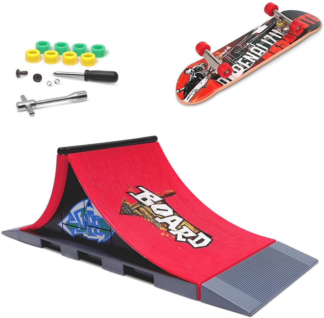 Acheter Finger Skateboards Toy Set Mini Training Skating Board With Ramp  Track