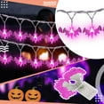 thumbnail image 2 of Miniature Christmas Lights String Outdoor Holiday Lights Wire Warm Rope Lights Outdoor 33 Warm Christmas Lights 50 Mini Christmas Lights Clear String Bat Light String Decoration Light 10 LED, 2 of 4